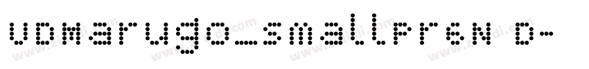 UDMarugo_SmallPr6N D字体转换